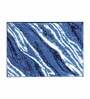 Blue Abstract Polyester AntiSkid Bathmat