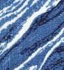 Blue Abstract Polyester AntiSkid Bathmat