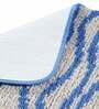 Blue Abstract Polyester 28x20 Inches AntiSkid Bath Mat