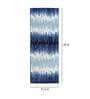 Blue Abstract Polyester AntiSkid Bathmat