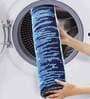 Blue Abstract Polyester AntiSkid Bathmat