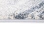 Blue Abstract Polypropylene 5 ft X 7 ft Machine Made Carpet