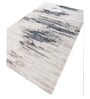Blue Abstract Polypropylene 5 ft X 7 ft Machine Made Carpet