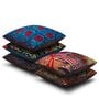 Multicolor Floral PolyCotton 16 x 16 Inches Cushion Covers (Set of 5)