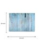 Blue Abstract Rubber 24x16 Inches Anti Skid Door Mat