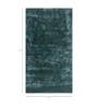 Blue Abstract Viscose 4 ft X 6 ft Hand Tufted Rectangle Carpet