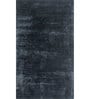 Blue Abstract Viscose 5 ft X 8 ft Hand Tufted Rectangle Carpet