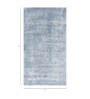 Blue Abstract Viscose 5 ft X 8 ft Hand Tufted Rectangle Carpet