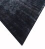 Blue Abstract Viscose 6 ft X 9 ft Hand Tufted Rectangle Carpet