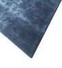Blue Abstract Viscose 6 ft X 9 ft Hand Tufted Rectangle Carpet