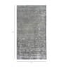 Blue Abstract Viscose 6 ft X 9 ft Hand Tufted Rectangle Carpet
