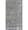 Blue Abstract Viscose 6 ft X 9 ft Hand Tufted Rectangle Carpet