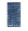 Blue Abstract Viscose 6 ft X 9 ft Hand Tufted Rectangle Carpet