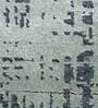 Blue Abstract Wool & Bamboo Slik 8 ft x 10 ft Hand Knotted Carpet