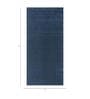 Blue Abstract Wool 5 ft X 8 ft Hand Tufted Rectangle Carpet