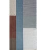 Blue Abstract Wool 5 ft X 8 ft Rectangle Flat Weaves