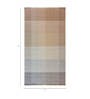 Blue Abstract Wool 6 ft X 9 ft Hand Woven Carpet