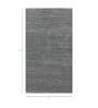 Blue Abstract Wool and Viscose 4 ft X 6 ft Hand Tufted Rectangle Carpet