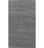 Blue Abstract Wool and Viscose 4 ft X 6 ft Hand Tufted Rectangle Carpet