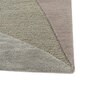 Blue Abstract Wool and Viscose 5 ft X 8 ft Hand Tufted Rectangle Carpet
