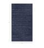 Blue Abstract Wool and Viscose 6 ft X 9 ft Hand Woven Carpet