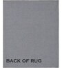Blue Abstract Wool and Viscose 6 ft X 9 ft Hand Woven Carpet