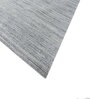 Blue Abstract Wool and Viscose 6 ft X 9 ft Hand Woven Carpet