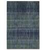 Blue Abstract Woolen Blend 4 x 6 Feet Hand Tufted Carpet