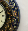 Blue Analog Traditional  Wall Clock