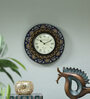 Blue Analog Traditional  Wall Clock