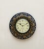 Blue Analog Traditional  Wall Clock
