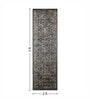 Blue and Beige Persian 2x3 Feet Machine Made Runner