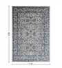 Blue and Beige Persian 3x5 Feet Machine Made Carpet