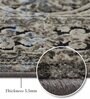 Blue and Beige Persian 3x5 Feet Machine Made Carpet