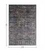 Blue and Beige Persian 3x5 Feet Machine Made Carpet
