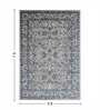 Blue and Beige Persian 5x7 Feet Machine Made Carpet