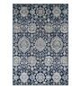 Blue and Cream Neo Persian 5x7 Feet Machine Made Carpet