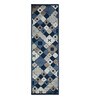 Blue and Cream Persian 2x3 Feet Machine Made Runner