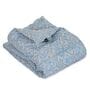 Blue and Green 100% COTTON Solid 150 GSM King Bed Comforter