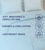 Blue and Green 100% COTTON Solid 150 GSM King Bed Comforter