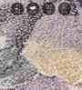 Blue and Grey Floral Polypropylene 11 ft x 8 ft Machine Made Carpet