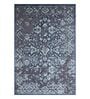 Blue and Grey Persian 4x6 Feet Machine Made Carpet