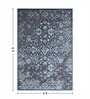 Blue and Grey Persian 4x6 Feet Machine Made Carpet