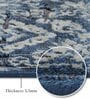Blue and Grey Persian 4x6 Feet Machine Made Carpet
