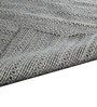 Grey Polyester Hand Woven 5 x 8 Feet Dhurrie