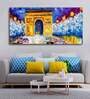Blue Arc De Triomphe Canvas Wall Painting