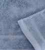 Blue Bamboo Cotton Solid 650 GSM Bath Hand & Face Towel Set (6Pc)
