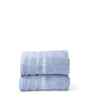 Blue Bamboo Cotton Solid 650 GSM Bath Hand & Face Towel Set (6Pc)