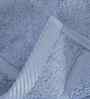 Blue Bamboo Cotton Solid 650 GSM Hand Towel Set (2Pc)