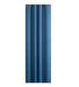 Blue Geometric Cotton 9 Ft Light Filtering Eyelet Door Curtain